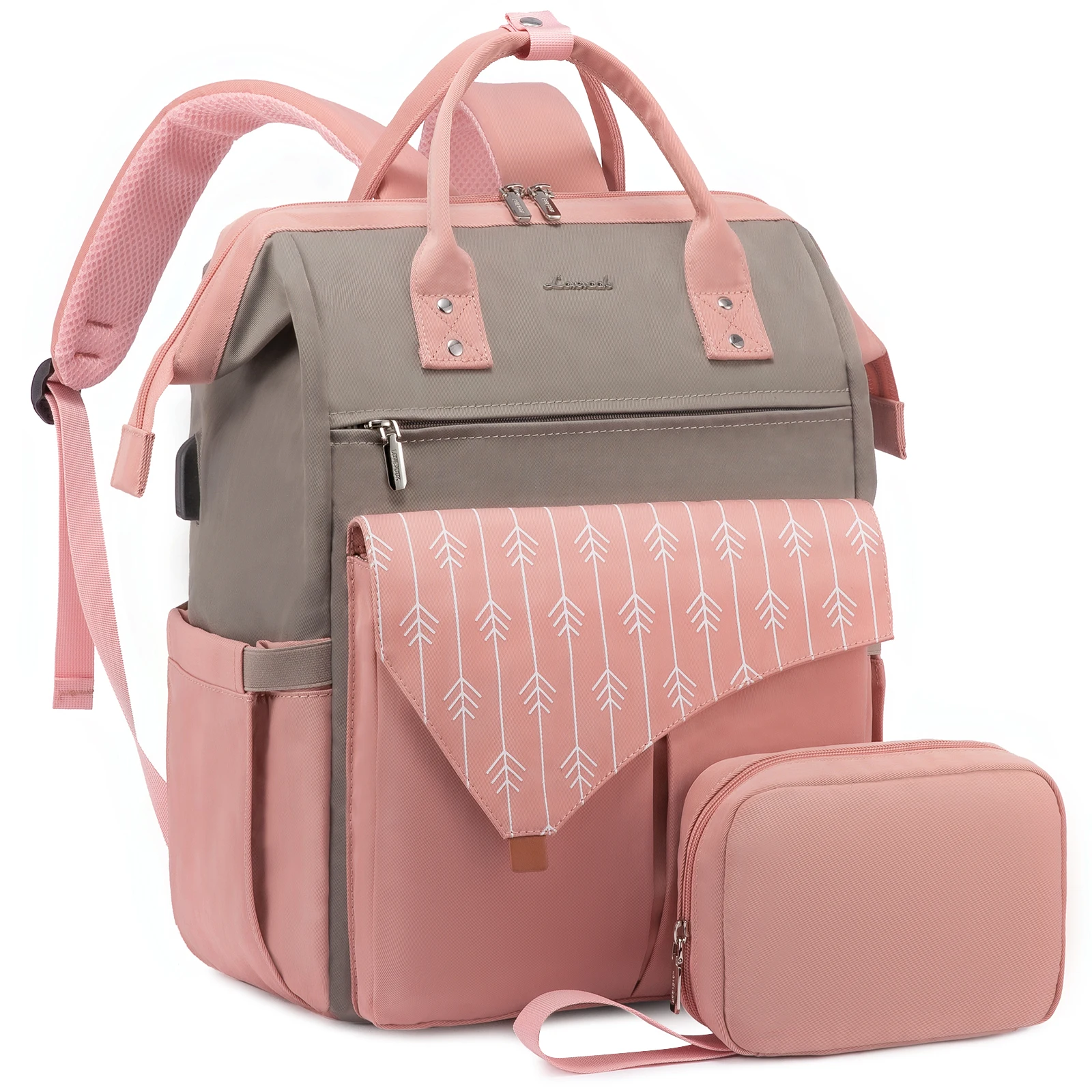

15.6 17 Inch Computer Business Backpacks School Bookbag Teacher Doctor Nurse Bags for Work Laptop Backpack Purse for Women