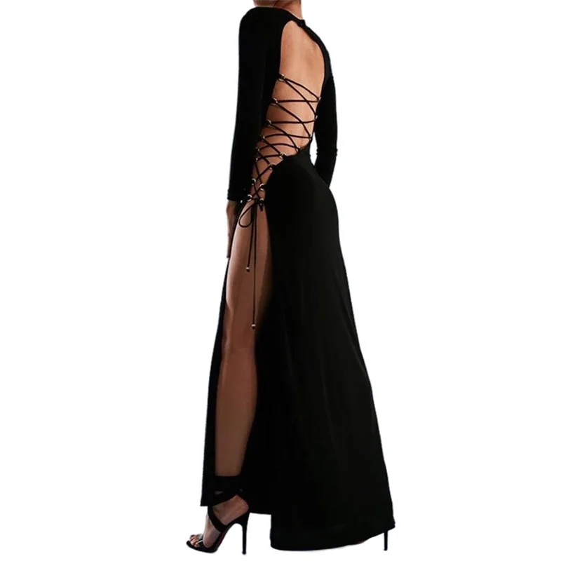 Backless sexy hollow out women long sleeve skirt one piece set club party printed womens set dress
Backless sexy hollow out women long sleeve skirt one piece set club party printed womens set dress