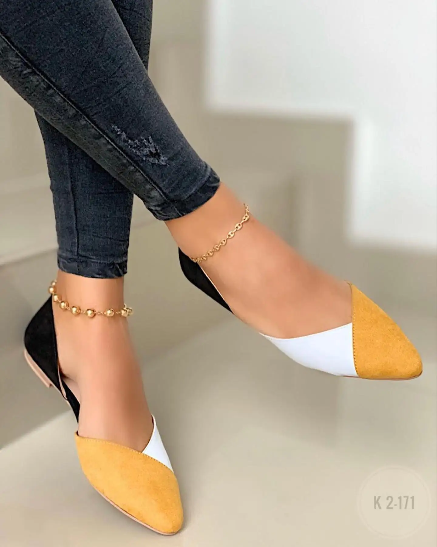 Women's single shoes spring 2021 new flat bottomed women's shoes pointed color matching light mouth single shoes drop shipping, Yellow, blue, brown
Women's single shoes spring 2021 new flat bottomed women's shoes pointed color matching light mouth single shoes drop shipping, Yellow, blue, brown