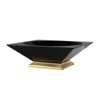 Top Grade Luxury Crystal fruit tray dry fruit candy bowl 2 colors