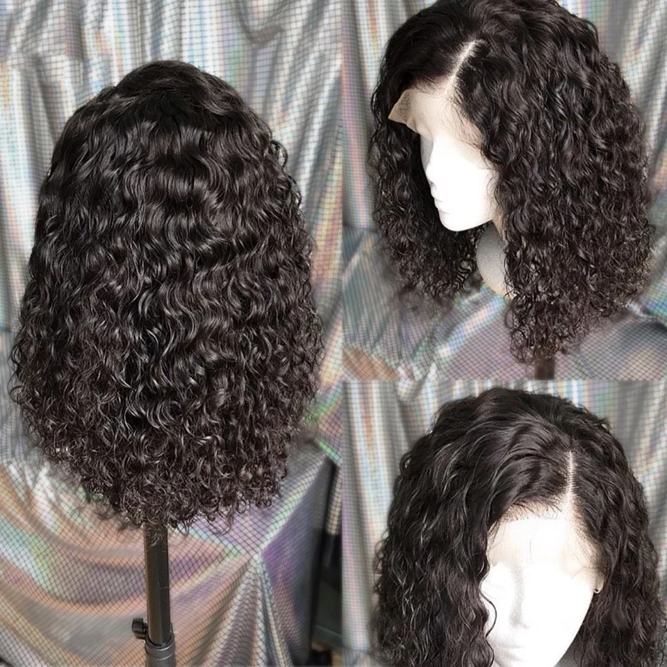 Rely Short Curly Bob Lace Front Human Hair Wigs With Baby Hair Brazilian 4x4 Lace Closure Wig For Women Deep Wave Wig Pre Pluck
Rely Short Curly Bob Lace Front Human Hair Wigs With Baby Hair Brazilian 4x4 Lace Closure Wig For Women Deep Wave Wig Pre Pluck