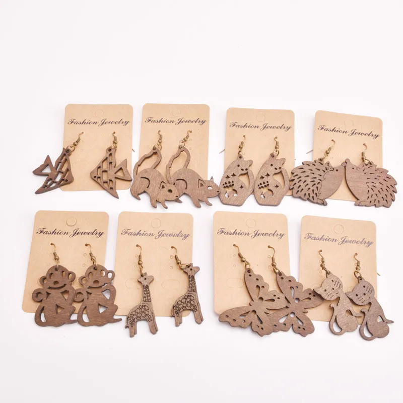 8 Styles Of Wooden Earrings For Women Jewelry Gift Trendy Statement Animal Wooden Hypoallergenic Wood Hoop Earring 2021 New 
8 Styles Of Wooden Earrings For Women Jewelry Gift Trendy Statement Animal Wooden Hypoallergenic Wood Hoop Earring 2021 New
