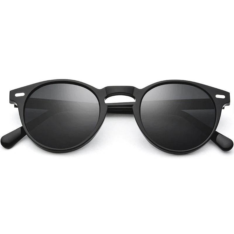 2021 New Classic Brand Shades High Quality Vintage Round Polarized Sun Glasses Women Luxury Fashion Men Black Acetate Sunglasses
2021 New Classic Brand Shades High Quality Vintage Round Polarized Sun Glasses Women Luxury Fashion Men Black Acetate Sunglasses