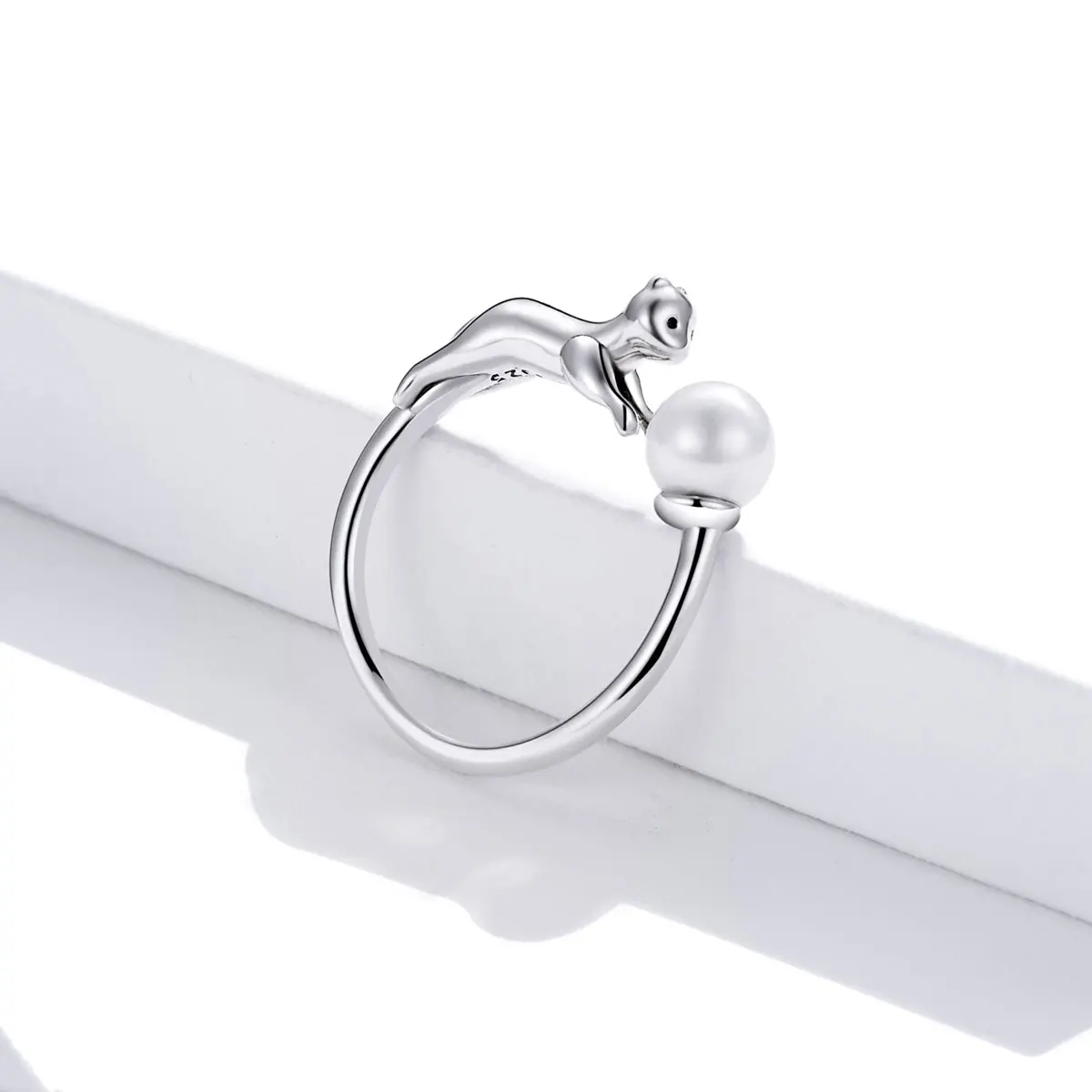 Professional Manufacture 925sterling Silver Adjustable Rings Lovely Cat Plays Bead Trendy Pearl Ring
Professional Manufacture 925sterling Silver Adjustable Rings Lovely Cat Plays Bead Trendy Pearl Ring