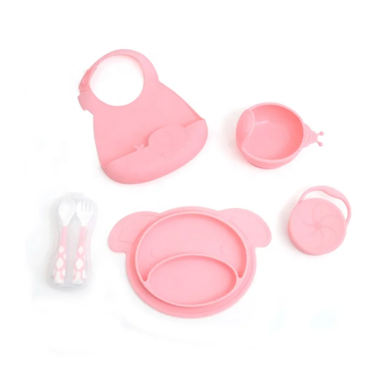 Wholesale Baby Tableware Feeding Set With Snack Cup Bowl Spoon Fork Set And Bib
Wholesale Baby Tableware Feeding Set With Snack Cup Bowl Spoon Fork Set And Bib