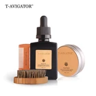 Natural Private Label Grooming Beard Styling Trimming Kit Balm Beard Shaving And Wash Kit