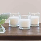 Hot Selling Soy Scented Wax Glass Jar Promotional Candle Custom