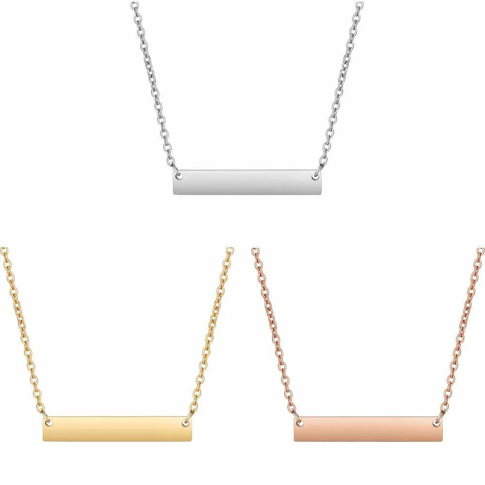 Fashion DIY Handmade Horizontal Bar Stainless Steel BAR Long Pendant Necklace for Women, Gold
Fashion DIY Handmade Horizontal Bar Stainless Steel BAR Long Pendant Necklace for Women, Gold
