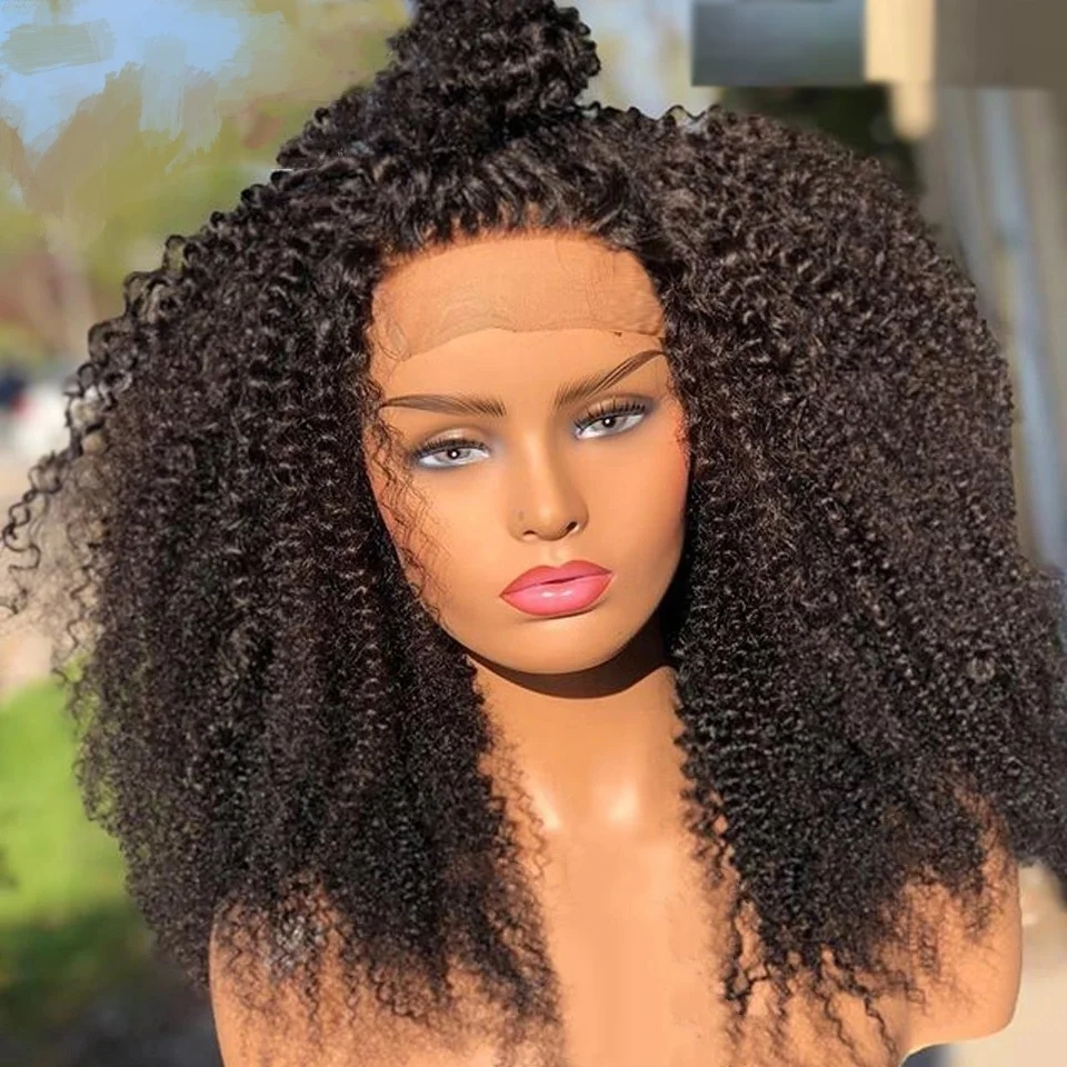 Afro Curly Natural Black Color 180% Density 16 Inches 4*4 Closure Wigs with Baby Hair
Afro Curly Natural Black Color 180% Density 16 Inches 4*4 Closure Wigs with Baby Hair