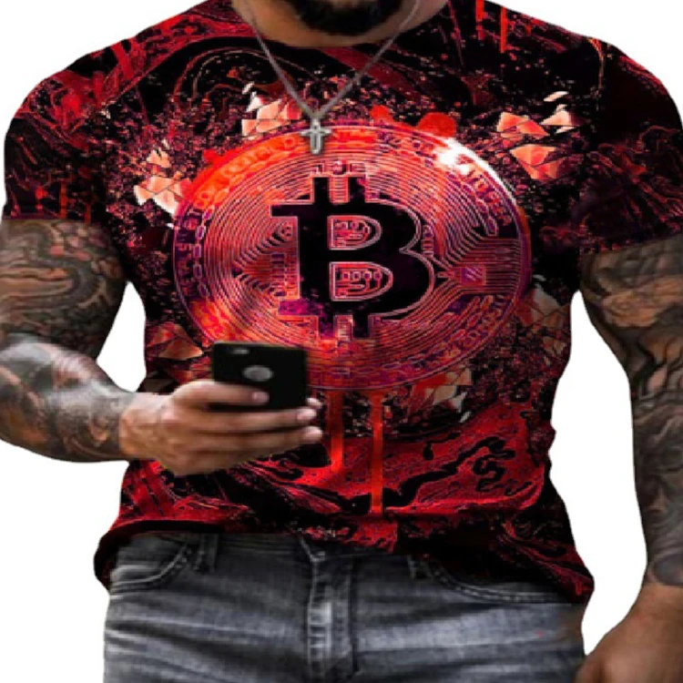 Summer casual round neck short sleeve men fashion men crypto currency tshirts bitcoin printing t shirt
Summer casual round neck short sleeve men fashion men crypto currency tshirts bitcoin printing t shirt