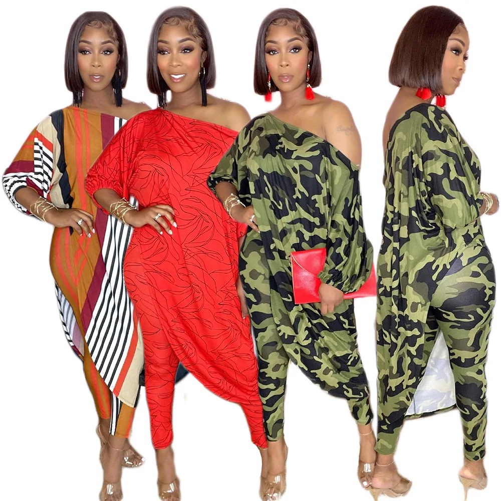 Big Hot Sale Casual Matching Suit Loose Large Size Slant Shoulder Trousers 2 Piece Plus Size Woman Sets, Picture
Big Hot Sale Casual Matching Suit Loose Large Size Slant Shoulder Trousers 2 Piece Plus Size Woman Sets, Picture