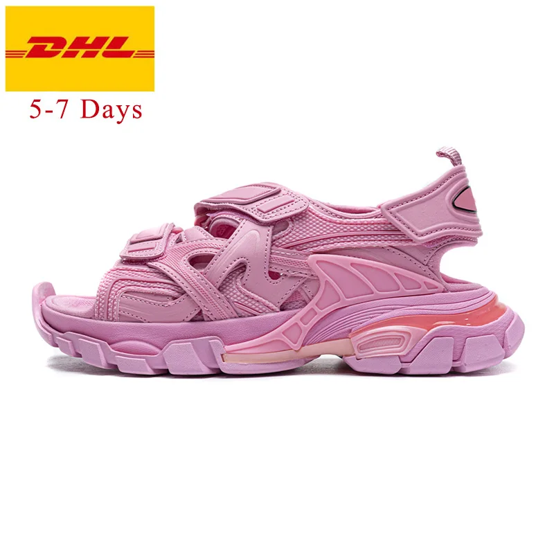 Paris Retro Platform Open Toe Anti Slip Cross Trap Female Leisure Summer Dad Triple S Slipper Sandals, 6 colors 
Paris Retro Platform Open Toe Anti Slip Cross Trap Female Leisure Summer Dad Triple S Slipper Sandals, 6 colors