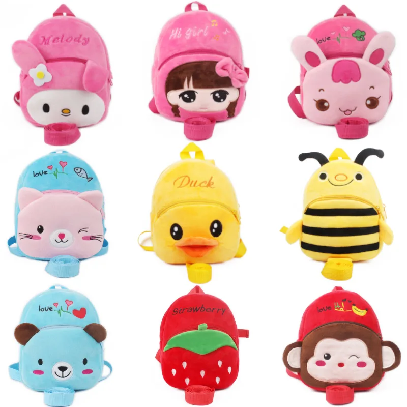 Anti-lost Cartoon Animal Design Plush Material School Toddler Kids Bag Backpack For Children Boy Girl Traction Rope Backpack
Anti-lost Cartoon Animal Design Plush Material School Toddler Kids Bag Backpack For Children Boy Girl Traction Rope Backpack