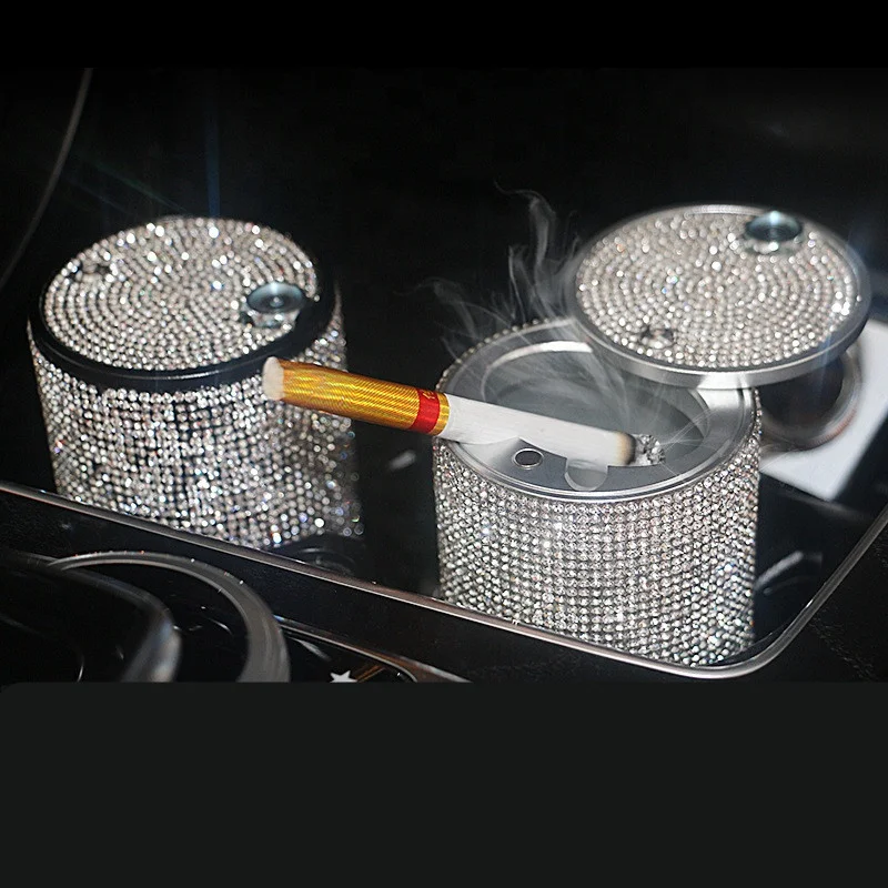 Portable Full Rhinestones Metal Ashtray With Lid Bling Bling Diamond Ashtray glow in the dark, Picture
Portable Full Rhinestones Metal Ashtray With Lid Bling Bling Diamond Ashtray glow in the dark, Picture