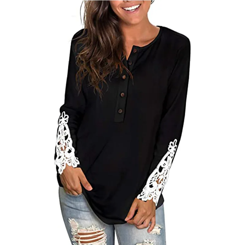 YH Sporting Custom Printing Blank Logo Women's Round Neck Long Sleeve Shirt With Button
YH Sporting Custom Printing Blank Logo Women's Round Neck Long Sleeve Shirt With Button