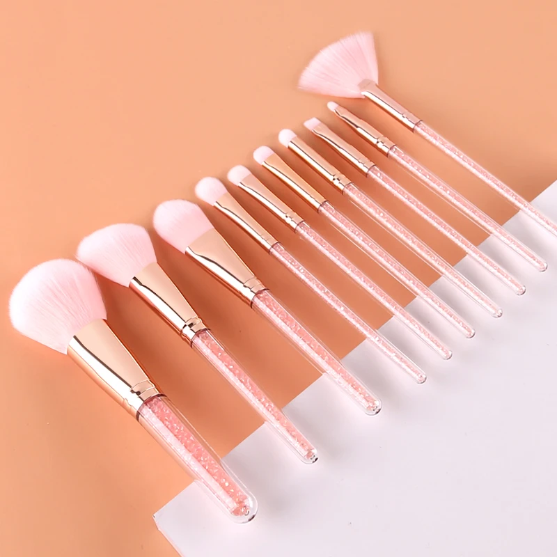 10pcs Glitter makeup brush set Diamond pink maquillaje LOW MOQ 2020 makeup brush Fan Brush
10pcs Glitter makeup brush set Diamond pink maquillaje LOW MOQ 2020 makeup brush Fan Brush