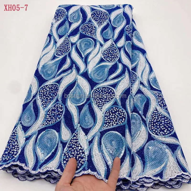 XH05 Heavy gold High Quality latest African Lace 2020 Multi Color Fabric Flower French Velvet Lace Fabric With Sequin For Party
XH05 Heavy gold High Quality latest African Lace 2020 Multi Color Fabric Flower French Velvet Lace Fabric With Sequin For Party