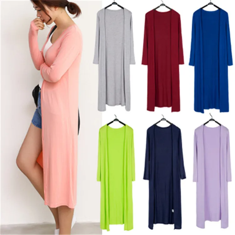 2021 Women's Casual Long Modal Cardigan Soft Comfortable Simple Solid Loose Thin Cardigan Sunscreen shirt
2021 Women's Casual Long Modal Cardigan Soft Comfortable Simple Solid Loose Thin Cardigan Sunscreen shirt
