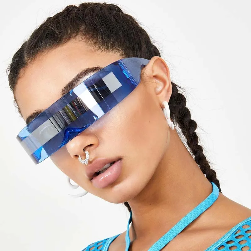 One-piece Frameless Trendy Fashion Eye Protection Plastic Sunglasses Women Sun glasses 2021
One-piece Frameless Trendy Fashion Eye Protection Plastic Sunglasses Women Sun glasses 2021