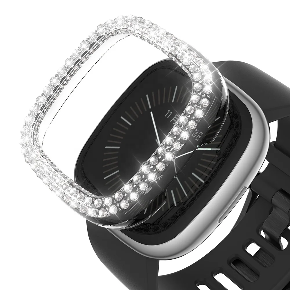 Bling Luxury PC Material Watch Diamonds Watch Protective Case for Fitbit Versa 3 Bling Bumper Frame Cover Case
Bling Luxury PC Material Watch Diamonds Watch Protective Case for Fitbit Versa 3 Bling Bumper Frame Cover Case