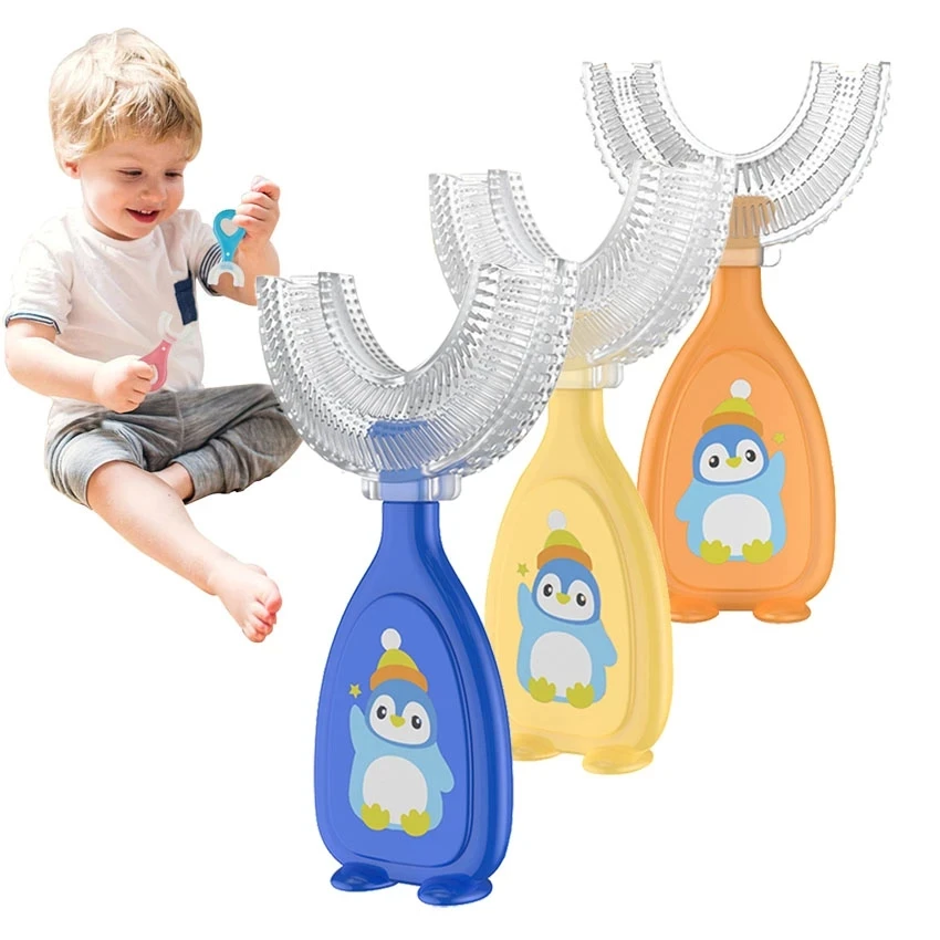Children 2-12 Years Old Dental Soft Cleaning Brush Silicone Teeth Whitening Brush Tool U-shaped Toothbrush
Children 2-12 Years Old Dental Soft Cleaning Brush Silicone Teeth Whitening Brush Tool U-shaped Toothbrush
