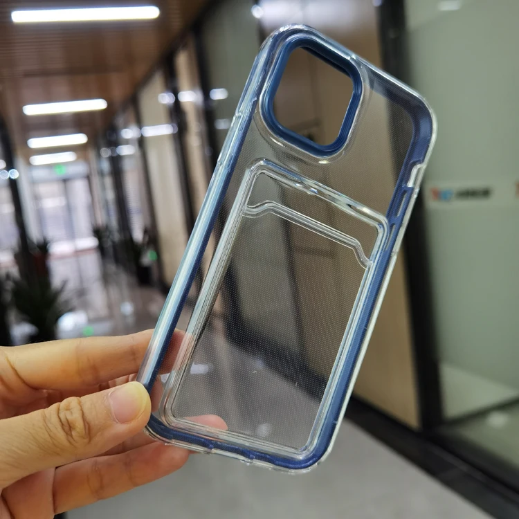 High Quality 360 Degree Full Protection Hard PC Bumper with Soft TPU Card Slot Mobile Phone Cover Case For Iphone 11 Pro Max, Transparent
High Quality 360 Degree Full Protection Hard PC Bumper with Soft TPU Card Slot Mobile Phone Cover Case For Iphone 11 Pro Max, Transparent