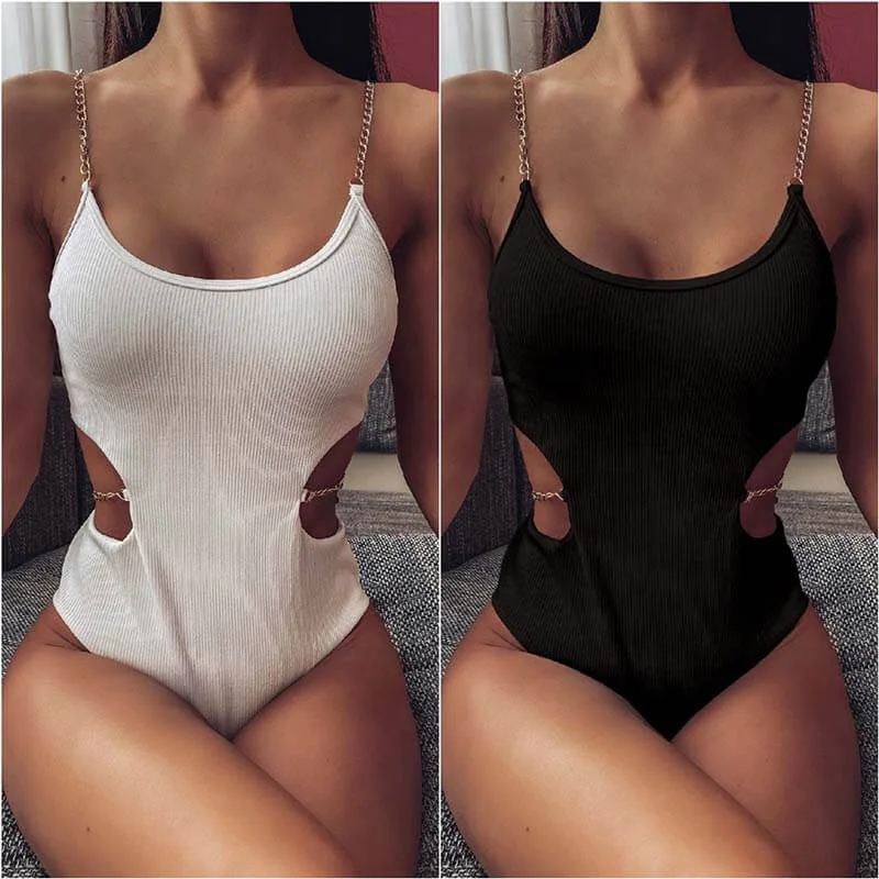 FFS9322 One Piece Swimwear Women Cut Out Chain Trajes De Banos De Mujer In 2020, Accept customization
FFS9322 One Piece Swimwear Women Cut Out Chain Trajes De Banos De Mujer In 2020, Accept customization