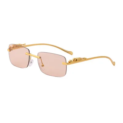 2021 New Arrival Small Sunglasses Mens River Leopard Head Frameless Sunglasses UV400 Women Trendy Brand Sunglasses, Custom color
2021 New Arrival Small Sunglasses Mens River Leopard Head Frameless Sunglasses UV400 Women Trendy Brand Sunglasses, Custom color