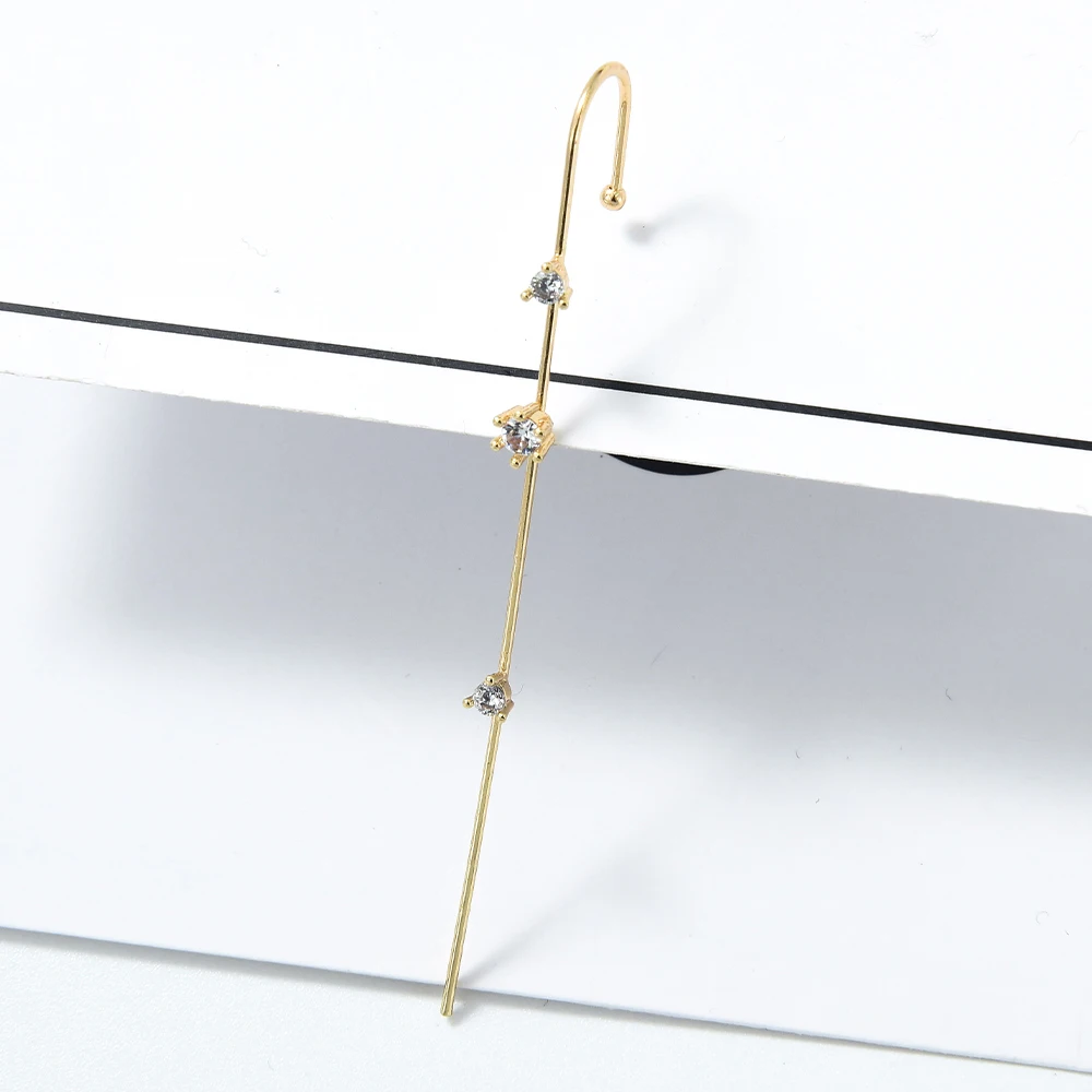 Veijer New 2021 Simple Style Korea Gold Plated Hook Ear Cuffs Brass Diamond Clip Earrings
Veijer New 2021 Simple Style Korea Gold Plated Hook Ear Cuffs Brass Diamond Clip Earrings