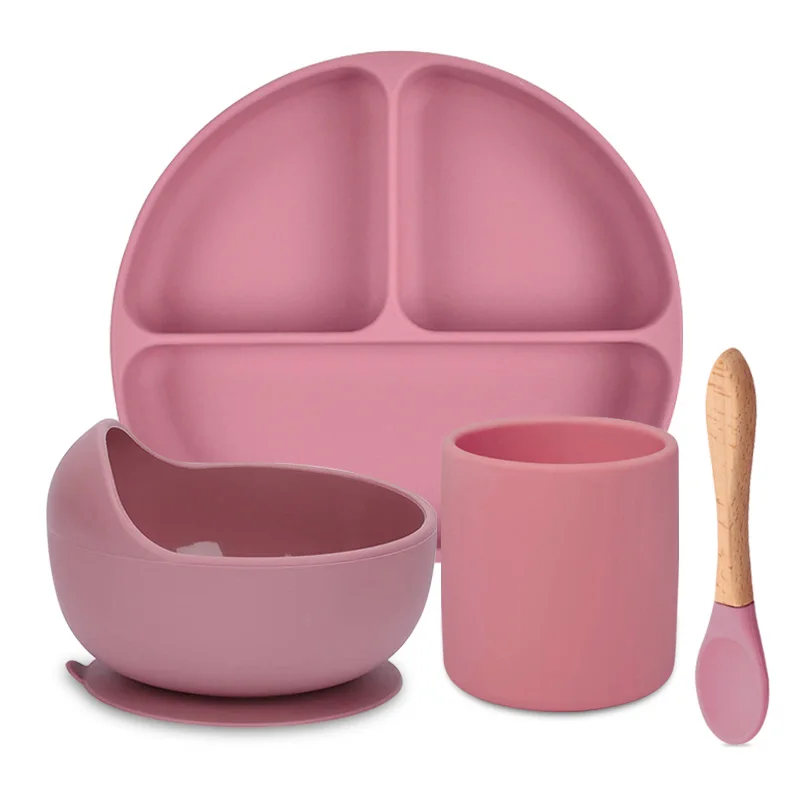 4pcs Reusable BPA Free Non Slip Collapsible Food Grade Bowl Plate Spoon Silicone Baby Feeding Set
4pcs Reusable BPA Free Non Slip Collapsible Food Grade Bowl Plate Spoon Silicone Baby Feeding Set