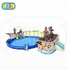 chinese amusement park waterpark inflatable water slide for water park home