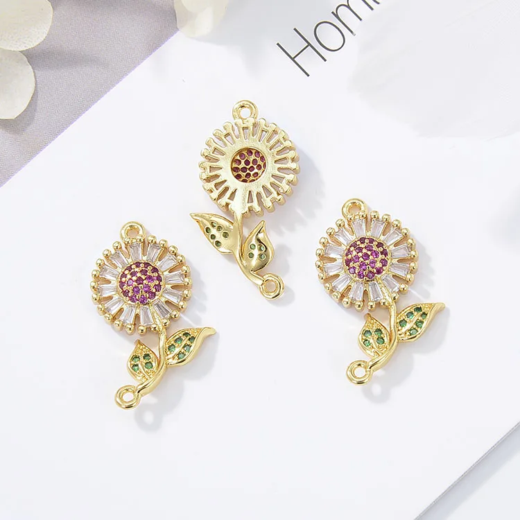 CZ8168 DIY Micro Pave Zircon Jewelry Connector Flower Leaves Heart Clover Charms For Bracelet Accessories Making
CZ8168 DIY Micro Pave Zircon Jewelry Connector Flower Leaves Heart Clover Charms For Bracelet Accessories Making