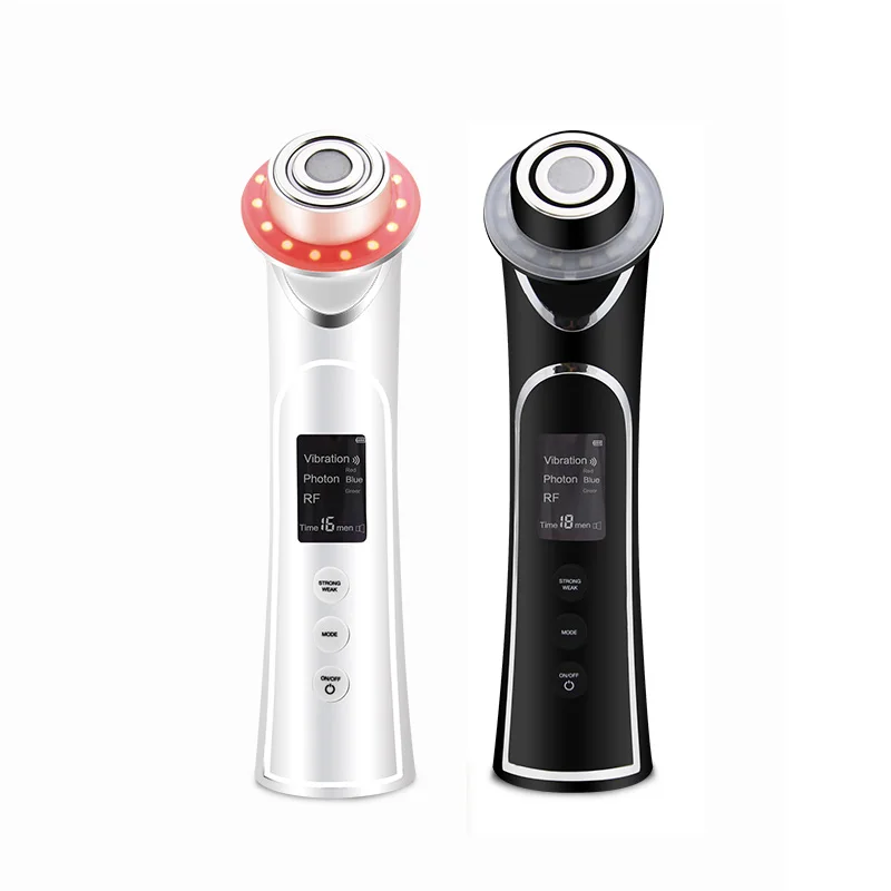 Microcurrent EMS Heating Led Vibration Photon RF Lift Face Massage Wand 
Microcurrent EMS Heating Led Vibration Photon RF Lift Face Massage Wand