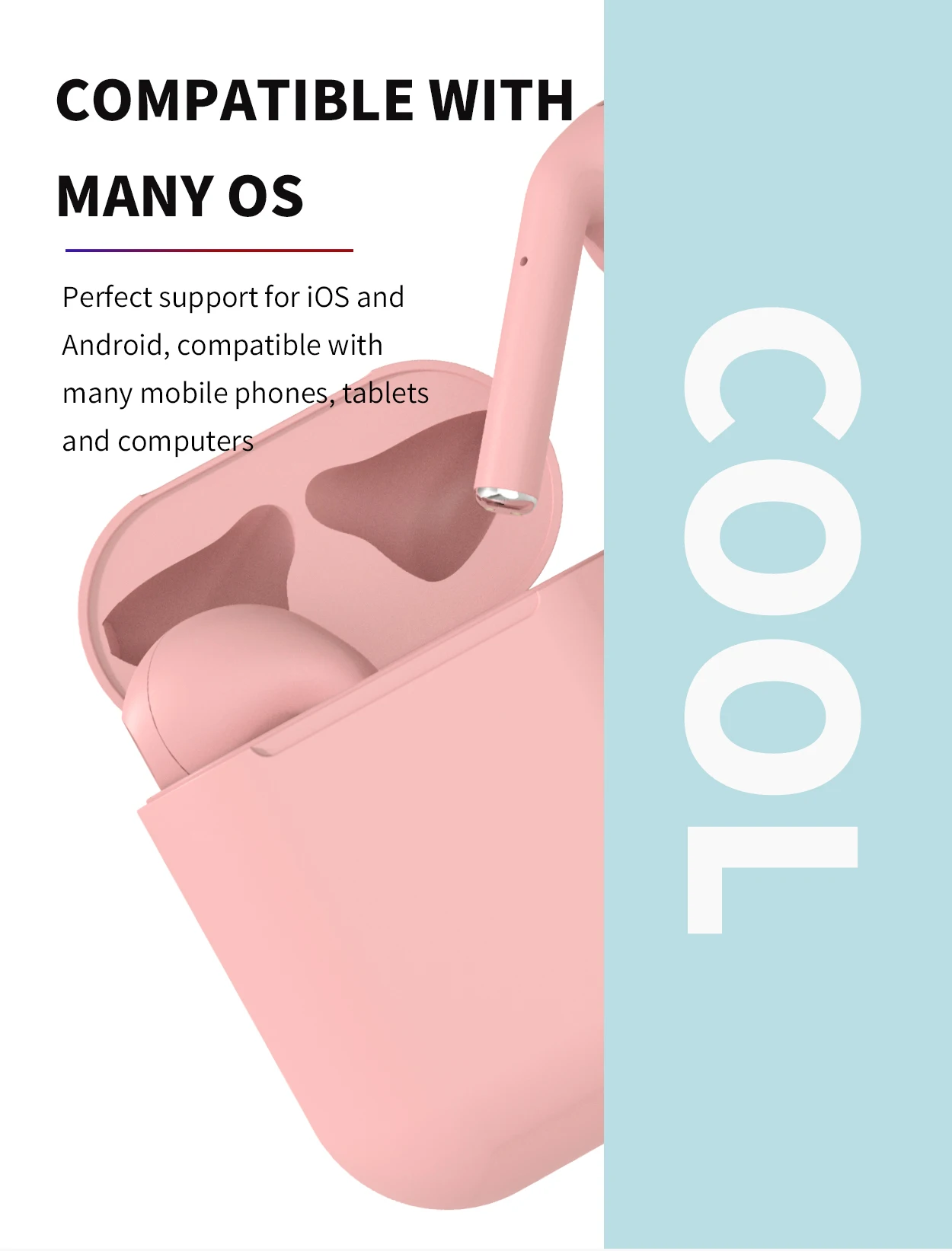 Newest Inpods i12 Product Manufacturer Colorful Wireless Earbuds Mini Wireless Bluetooth Earphone TWS - ANKUX.COM