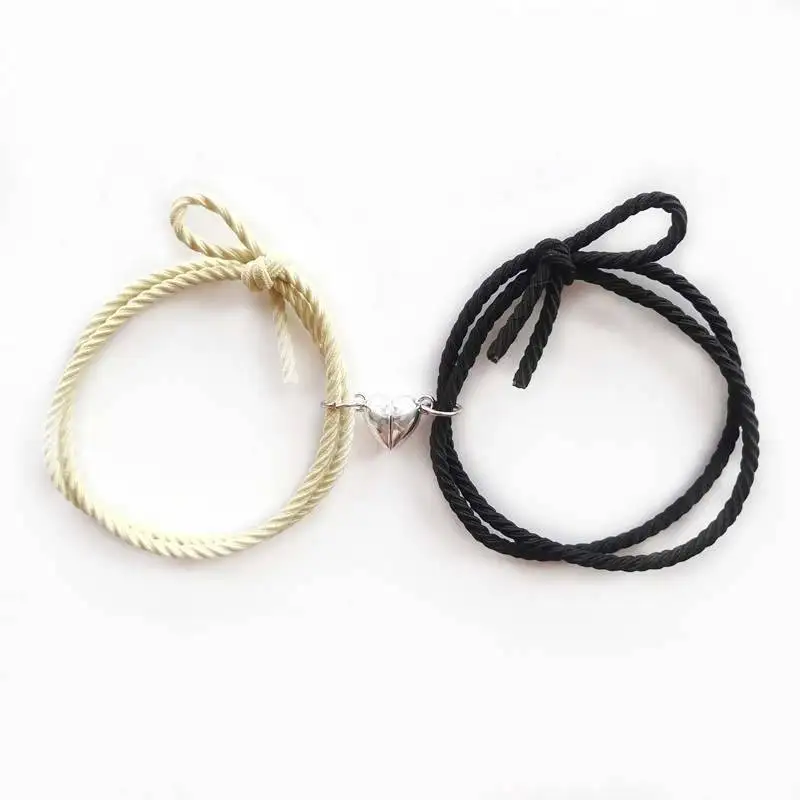 Magnet Heart Pendant Jewelry Set Lovers Bracelet Magnetic Couple Bracelet For Women Men Valentine's
Magnet Heart Pendant Jewelry Set Lovers Bracelet Magnetic Couple Bracelet For Women Men Valentine's