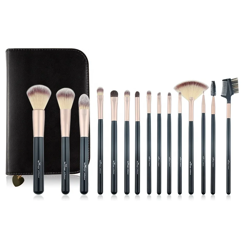 Anmor 15PCS Professional Portable Makeup Brush Set Cosmetic Bag Travel Make Up brushes, Shown as pictures
Anmor 15PCS Professional Portable Makeup Brush Set Cosmetic Bag Travel Make Up brushes, Shown as pictures