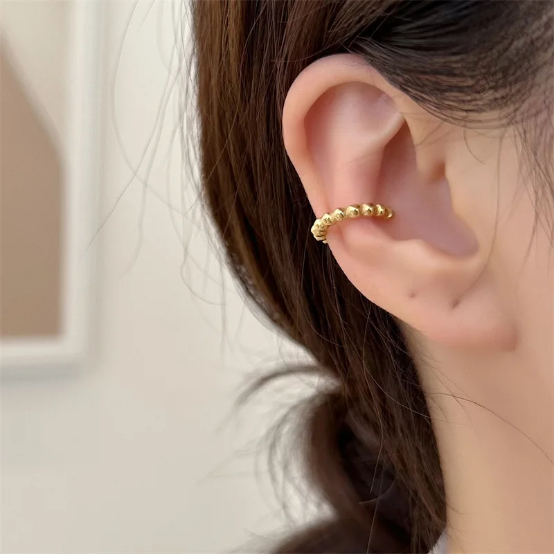 Wholesale Custom 18K Gold Plated Stainless Steel Beads No Pierce Ear Hole Clip On Earrings Non Hole Pierced Ear Jewelry
Wholesale Custom 18K Gold Plated Stainless Steel Beads No Pierce Ear Hole Clip On Earrings Non Hole Pierced Ear Jewelry
