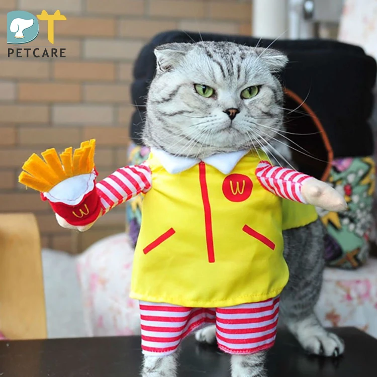 Funny Pet Dressing Up Cosplay Clothes For Cat Puppy Christmas Halloween Dog Clothing, Yellow
Funny Pet Dressing Up Cosplay Clothes For Cat Puppy Christmas Halloween Dog Clothing, Yellow