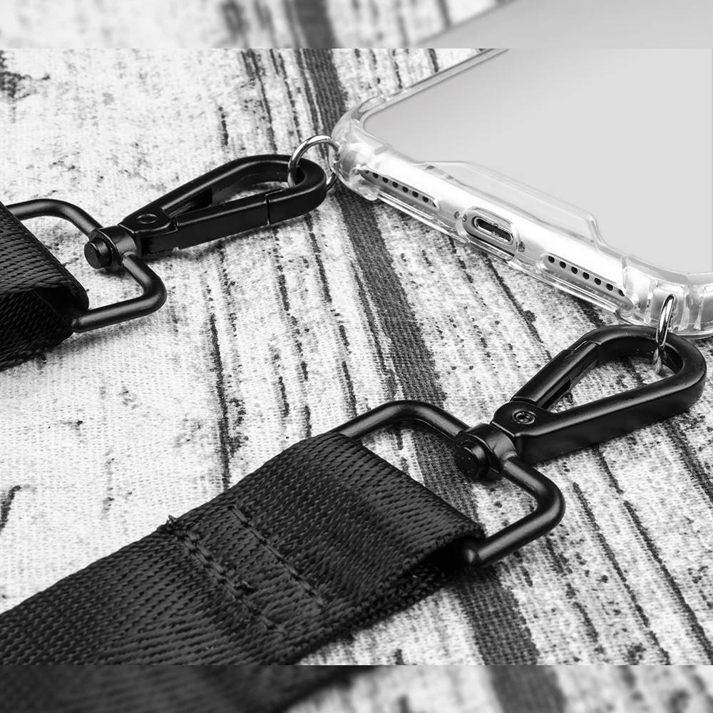 Necklace Phone Case for Iphone Case with Strap Neck Cord Band Rope Ribbon Transparent Smartphone Cover for Samsung S10 Plus
Necklace Phone Case for Iphone Case with Strap Neck Cord Band Rope Ribbon Transparent Smartphone Cover for Samsung S10 Plus