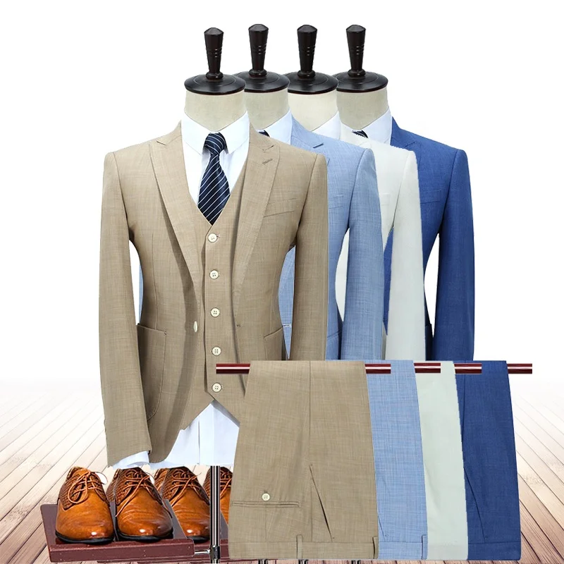 Jacket Vest Pants Men Wedding Suit Male Blazers Slim Fit Suits for Men Costume Business Formal Party Classic, As pic
Jacket Vest Pants Men Wedding Suit Male Blazers Slim Fit Suits for Men Costume Business Formal Party Classic, As pic