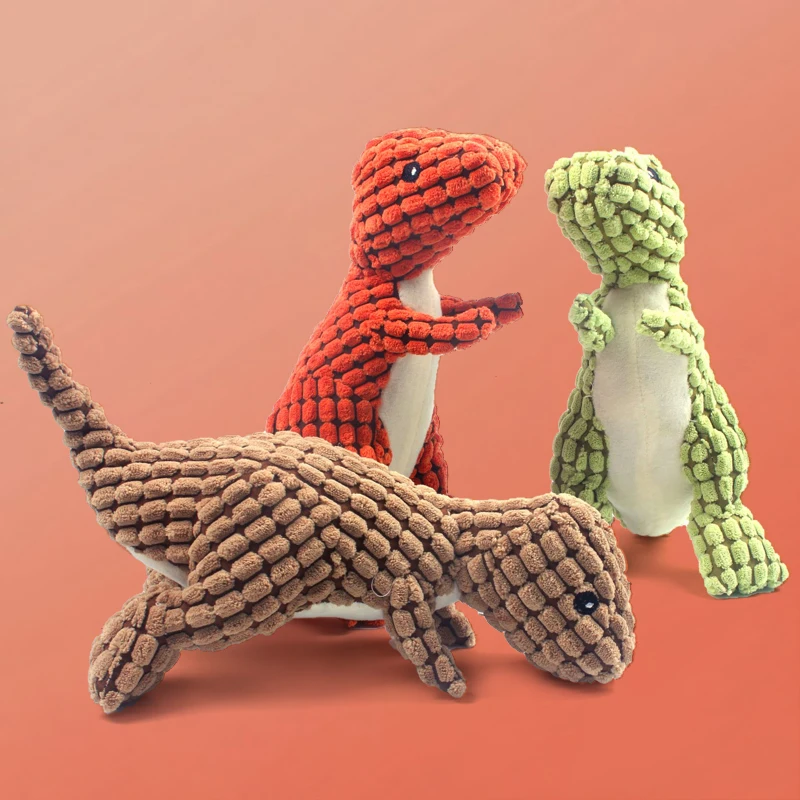 Peaktoppets Hundespielzeug Dinosaur Squeaky Dog Toys Reinforced Lining Varied Textures Plush and Squeak Toys Puppy and Pet Toys
Peaktoppets Hundespielzeug Dinosaur Squeaky Dog Toys Reinforced Lining Varied Textures Plush and Squeak Toys Puppy and Pet Toys