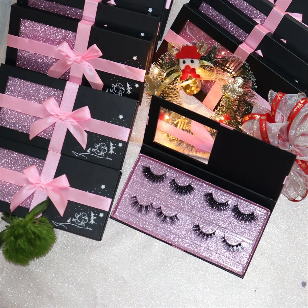 luxury Valentine's Day bows lashes packaging eyelash boxes beautiful various lashes set boxes
luxury Valentine's Day bows lashes packaging eyelash boxes beautiful various lashes set boxes