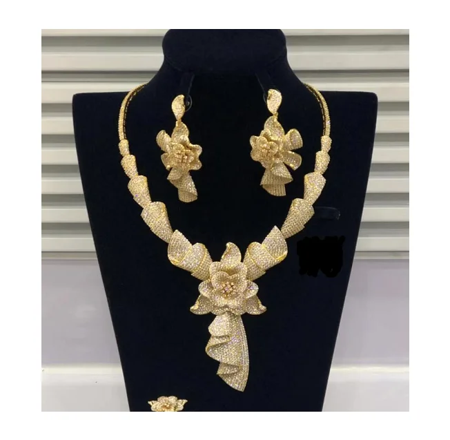 S225 Xuping jewelry luxury hot style Africa luxury gold wedding jewelry set for women
S225 Xuping jewelry luxury hot style Africa luxury gold wedding jewelry set for women