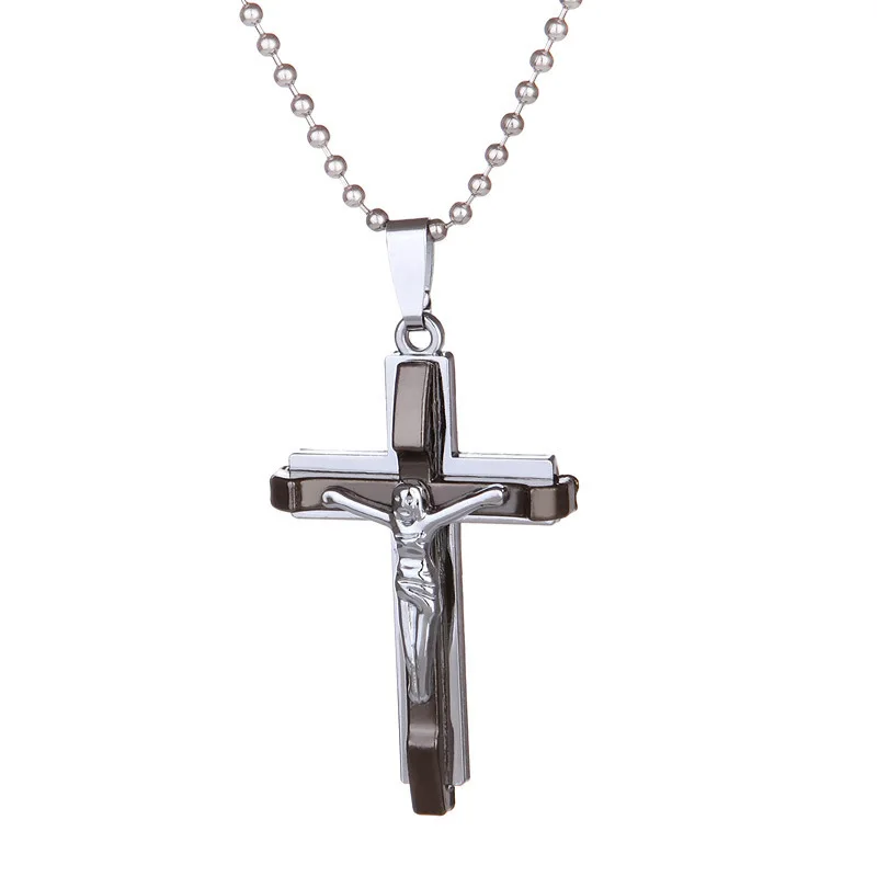 2020New Fashion Cross Pendant Necklace for Men Multi-layer Metal Creative Gold and Silver Long Necklace Spot
2020New Fashion Cross Pendant Necklace for Men Multi-layer Metal Creative Gold and Silver Long Necklace Spot
