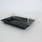 High quality clear PET plastic disposable blister food tray,food grade blister packaging tray