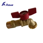 Chinese factory water fitting brass water butterfly mini brass ball valve