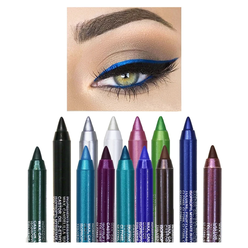 Color Pigment Multi-functional Waterproof Pencil Eyeliner No Fade Women Sexy Colorful Gel Eye Liner Liquid Pen, 14 colors
Color Pigment Multi-functional Waterproof Pencil Eyeliner No Fade Women Sexy Colorful Gel Eye Liner Liquid Pen, 14 colors
