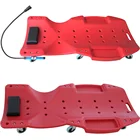 48" Low Profile Plastic Mechanics Under Car Creeper 6-wheel Vehicle Repair Tool