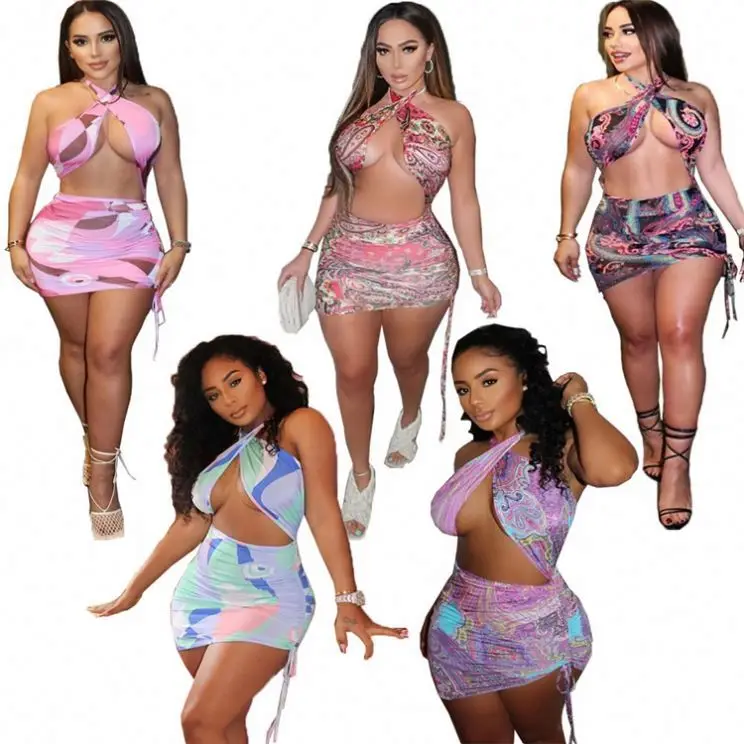 Hot Selling Halter Gaun wanita Summer Sexy New Fashion Clothes 2021 Women Dresses Casual Mini Dress
Hot Selling Halter Gaun wanita Summer Sexy New Fashion Clothes 2021 Women Dresses Casual Mini Dress