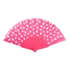 23cm hot sale custom print fold plastic craft hand fan